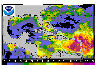 2005 Caribbean Degree Heating Weeks