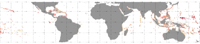 Time between Bleaching-level Heat Stress Events (DHW≥4)