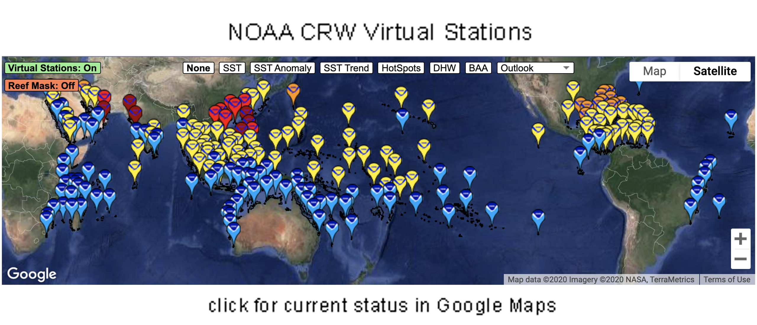 Map of Regional Virtual Stations