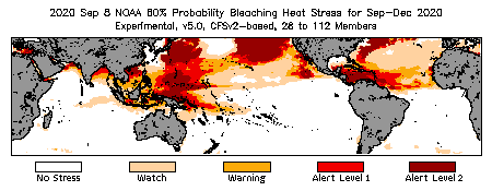 Bleaching Outlook - 60% probability