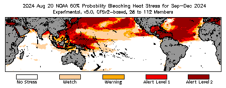 Bleaching Outlook - 60% probability