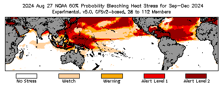Bleaching Outlook - 60% probability