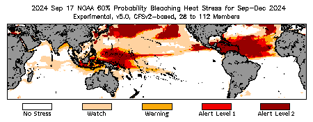 Bleaching Outlook - 60% probability