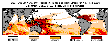 Bleaching Outlook - 60% probability