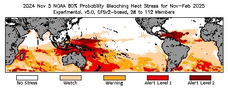 Bleaching Outlook - 60% probability