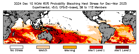 Bleaching Outlook - 60% probability